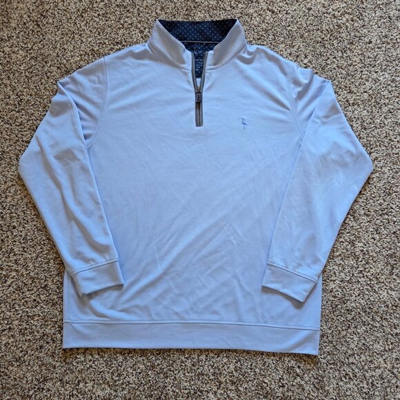 Tailorbyrd Other - Tailor Byrd 1/4 Zip Pullover Mens XL Blue Modal Long Sleeve Stretch Golf Preppy